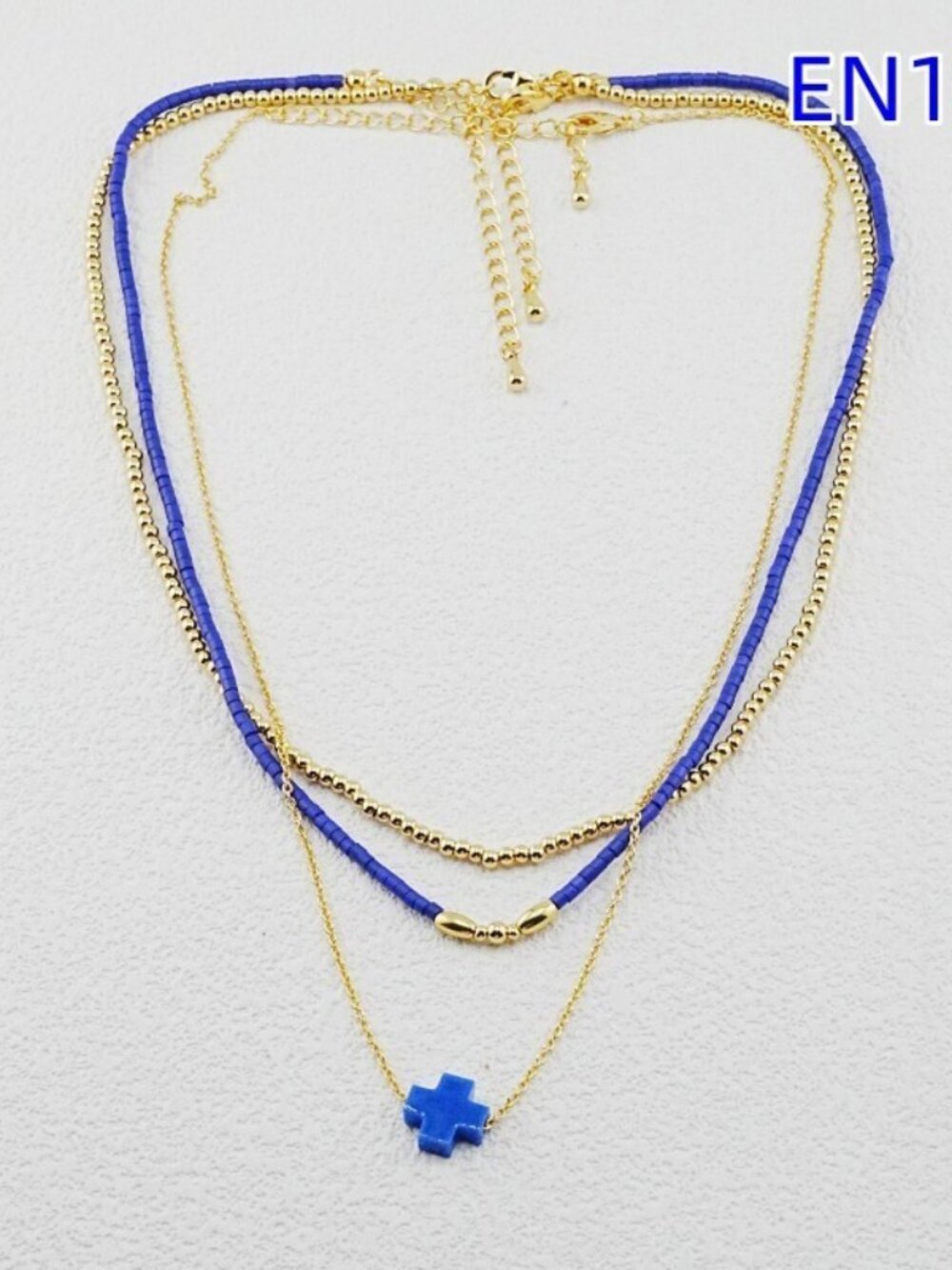 Enewton Colorful Cross Necklace